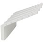 Wall holder Polypropylene 240x170x60mm White