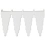 Wall holder Polypropylene 240x170x60mm White