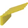 Wall holder Polypropylene 240x170x60mm Yellow