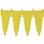 Wall holder Polypropylene 240x170x60mm Yellow