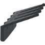 Wall holder Polypropylene 240x170x60mm Black