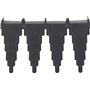 Wall holder Polypropylene 240x170x60mm Black