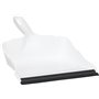 Vikan Classic Dustpan - Plastic - White - Rubber Edge - 210mm