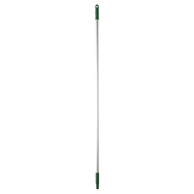 Vikan Hygiene Aluminum Handle - 1460mm - Ø25mm - Green - with Screw Thread