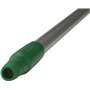 Vikan Hygiene Aluminum Handle - 1460mm - Ø25mm - Green - with Screw Thread