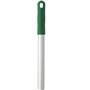 Vikan Hygiene Aluminum Handle - 1460mm - Ø25mm - Green - with Screw Thread