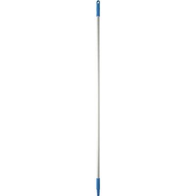 Vikan Hygiene Aluminum Handle - 1460mm - Ø25mm - Blue - with Screw Thread