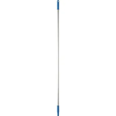 Vikan Hygiene Aluminum Handle - 1460mm - Ø25mm - Blue - with Screw Thread