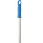 Vikan Hygiene Aluminium Steel - 1460mm - Ø25mm - Blauw - met Schroefdraad