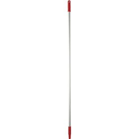 Vikan Hygiene Aluminium Steel - 1460mm - Ø25mm - Rood - met Schroefdraad