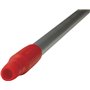 Vikan Hygiene Aluminum Handle - 1460mm - Ø25mm - Red - with Screw Thread