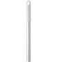 Vikan Hygiene Aluminum Handle - 1460mm - Ø25mm - White - with Screw Thread