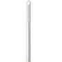 Vikan Hygiene Aluminum Handle - 1460mm - Ø25mm - White - with Screw Thread