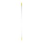 Vikan Hygiene Aluminum Handle - 1460mm - Ø25mm - Yellow - with Screw Thread