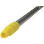 Vikan Hygiene Aluminum Handle - 1460mm - Ø25mm - Yellow - with Screw Thread