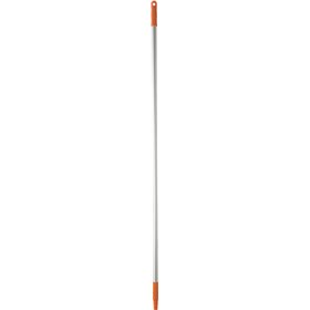 Vikan Hygiene Aluminum Handle - 1460mm - Ø25mm - Orange - with Screw Thread