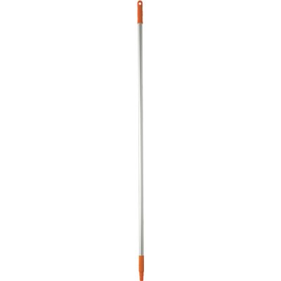 Vikan Hygiene Aluminum Handle - 1460mm - Ø25mm - Orange - with Screw Thread