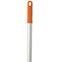 Vikan Hygiene Aluminum Handle - 1460mm - Ø25mm - Orange - with Screw Thread