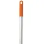 Vikan Hygiene Aluminum Handle - 1460mm - Ø25mm - Orange - with Screw Thread