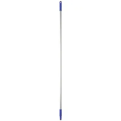 Vikan Hygiene Aluminum Handle - 1460mm - Ø25mm - Purple - with Screw Thread