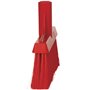 Vikan Hygiene portal sweeper with Straight Neck - Red - Soft Fibers - 260mm