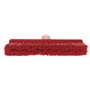 Vikan Hygiene portal sweeper with Straight Neck - Red - Soft Fibers - 260mm