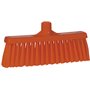 Vikan Hygiene Sweeper with Straight Neck - Orange - 310mm - Medium Fibers