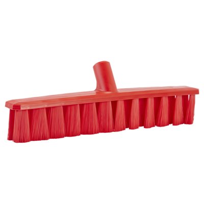 Vikan UST Floor Sweeper - Red - Soft Fibers - 400mm