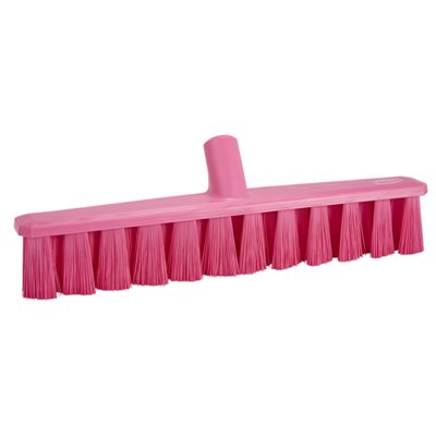 Vikan UST Floor Sweeper - Pink - Medium Fibers - 400mm