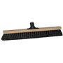 Vikan Classic Blank Wooden Sweeper - Black Soft Fibers - with Handle Connection - 520mm