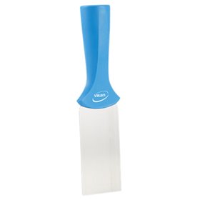 Vikan Hygiene Hand Scraper with Stainless Steel Blade - Blue - 50mm - with Screw Thread