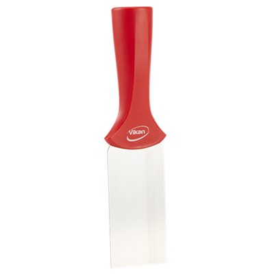 Vikan Hygiene Handschraper met RVS Blad - Rood - 50mm - met Schroefdraad