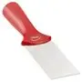 Vikan Hygiene Hand Scraper with Stainless Steel Blade - Red - 50mm - with Screw Thread