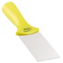 Vikan Hygiene Hand Scraper with Stainless Steel Blade - Yellow - 50mm - with Screw Thread