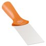 Vikan Hygiene Hand Scraper with Stainless Steel Blade - Orange - 50mm - with Screw Thread