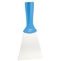 Vikan Hygiene Handschraper met RVS Blad - Blauw - 100mm - met Schroefdraad