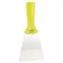 Vikan Hygiene Hand Scraper with Stainless Steel Blade - Yellow - 100mm - with Screw Thread