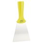 Vikan Hygiene Hand Scraper with Stainless Steel Blade - Yellow - 100mm - with Screw Thread