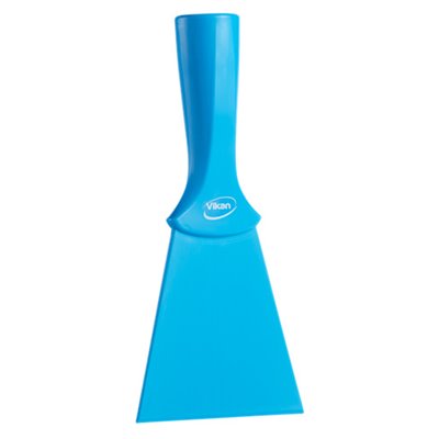 Vikan Hygiene Nylon Hand Scraper - Blue - 100mm - with Screw Thread