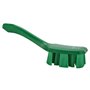 Vikan UST Dish Brush with Short Handle - Green - Hard Fibers - 260mm