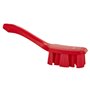 Vikan UST Dish Brush with Short Handle - Red - Hard Fibers - 260mm