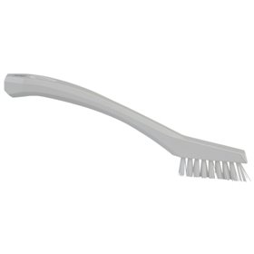 Vikan Hygiene Precision Brush - White - Extra Hard Fibers - 205mm