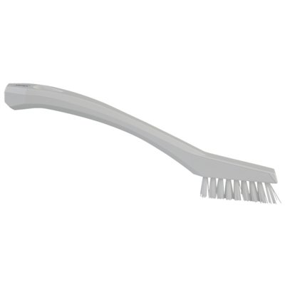 Vikan Hygiene Precision Brush - White - Extra Hard Fibers - 205mm