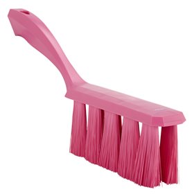 Vikan UST Hand Brush - Pink - Soft Fibers - 330mm