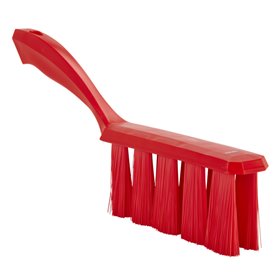 Vikan UST Hand Brush - Red - Medium Fibers - 330mm