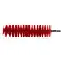 Vikan Hygiene Pipe Brush for Flexible Cable - Red - Medium Fibers - 200mm - Ø40mm