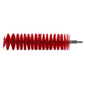 Vikan Hygiene Pijpenborstel voor Flexibele Kabel - Rood - Medium Vezels - 200mm - Ø40mm