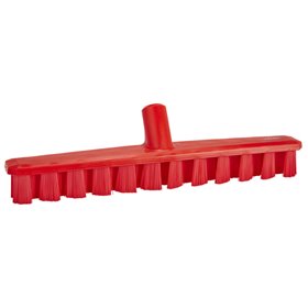 Vikan UST Floor Scrubber - Red - Hard - 400mm