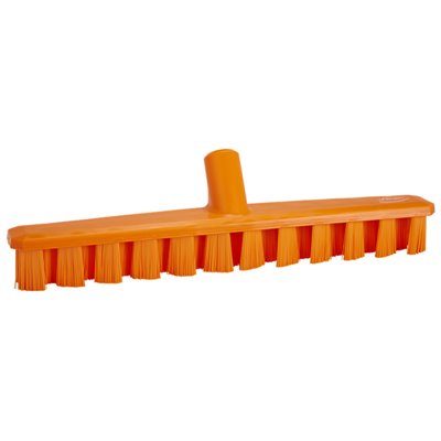 Vikan UST Floor Scrubber - Orange - Hard - 400mm