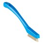 Vikan Hygiene Precision Brush - Blue - Extra Hard Heat Resistant Fibers - 205mm